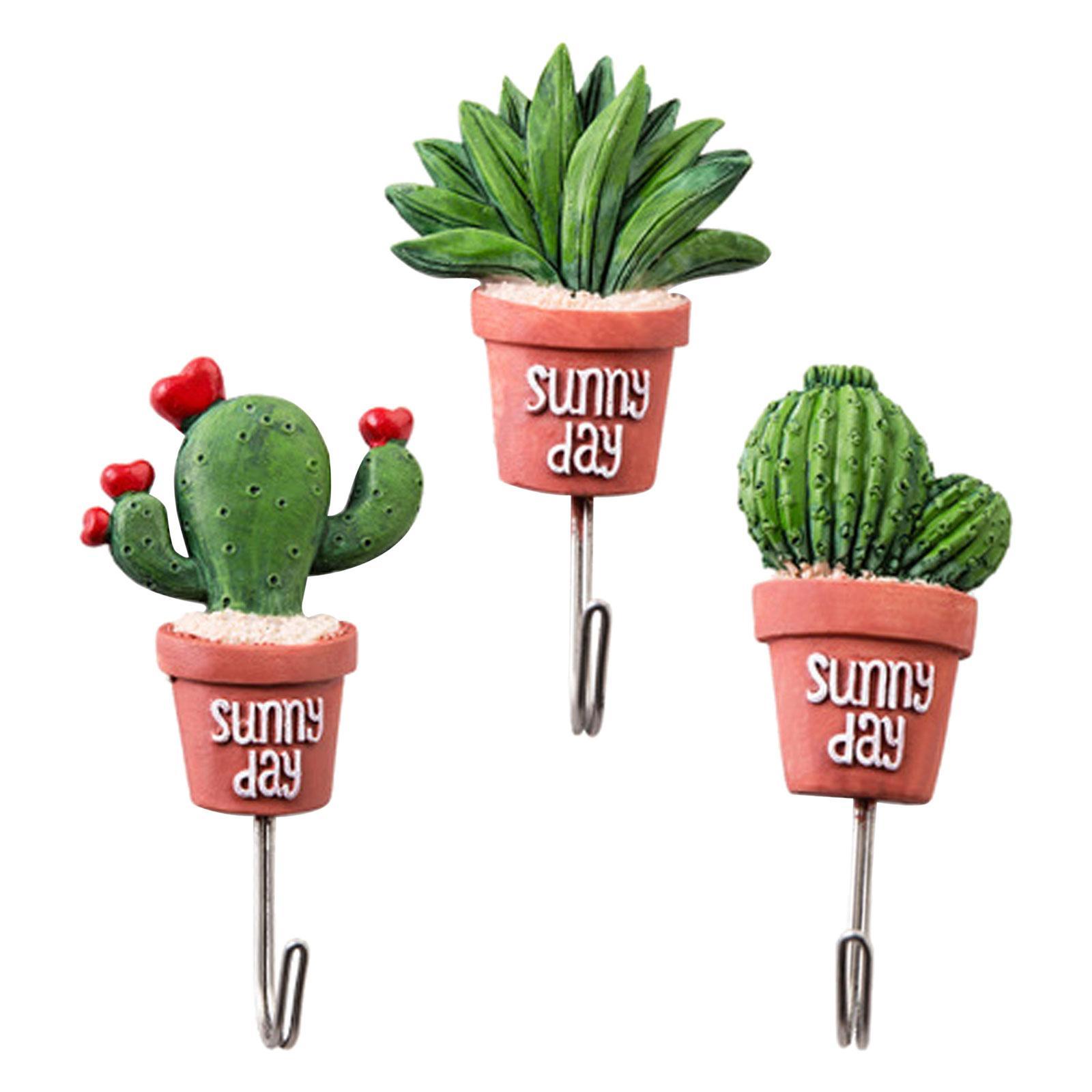 3 Pieces Stainless Steel Wall Hooks Clothes Sticky Hangers for Home Office