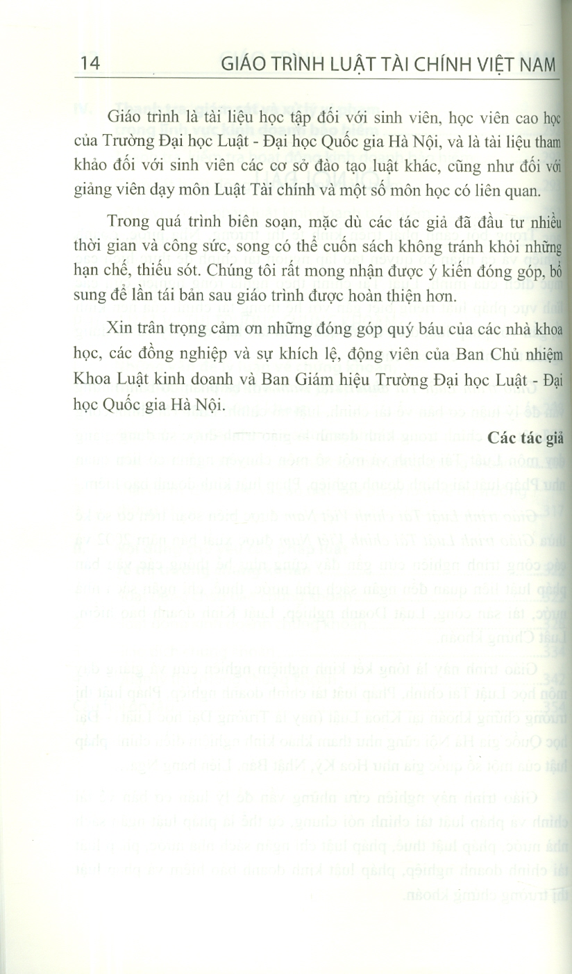 Giáo Trình Luật Tài Chính Việt Nam