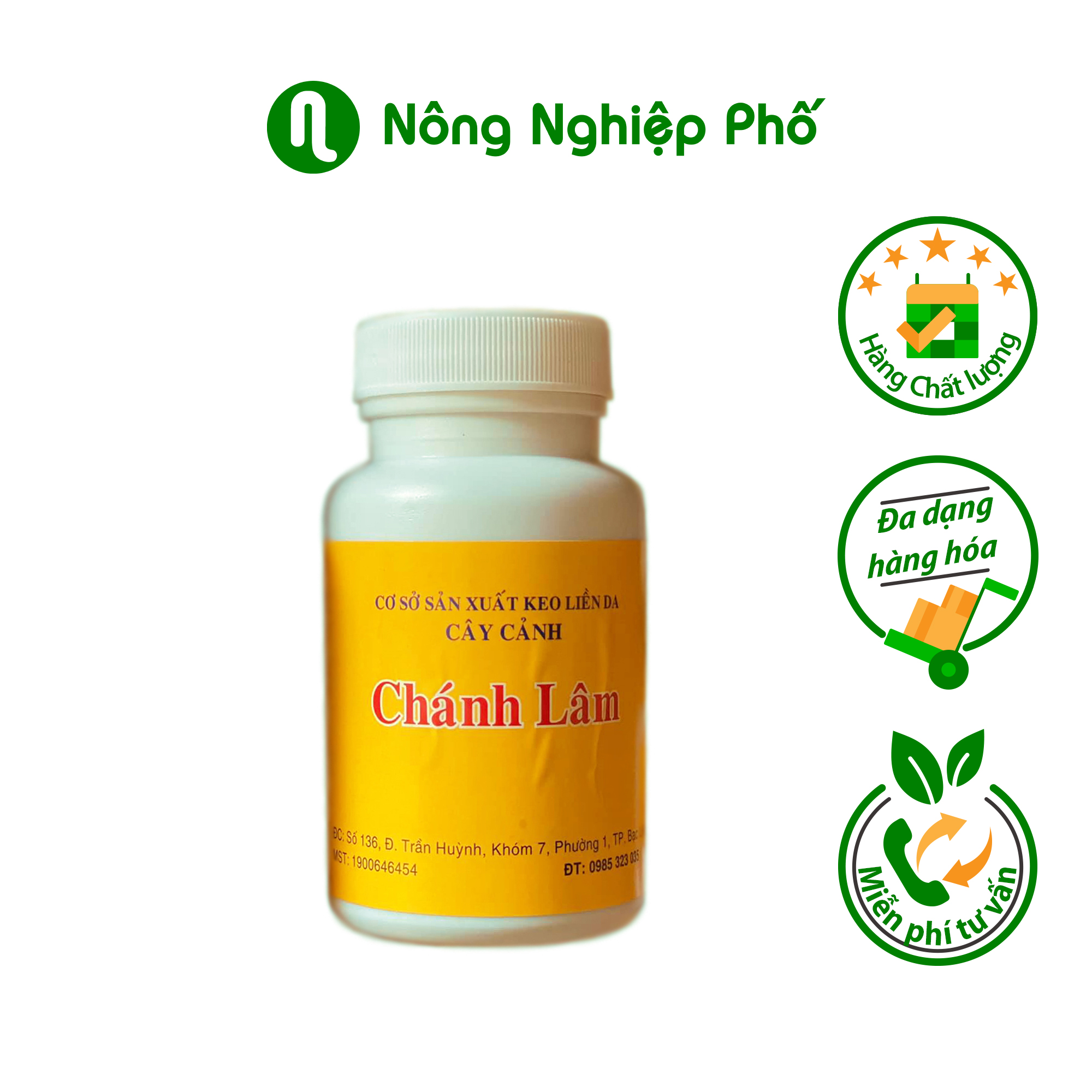 Keo liền da cây Chánh Lâm dùng cho phong lan, cây cảnh - Hũ 130g