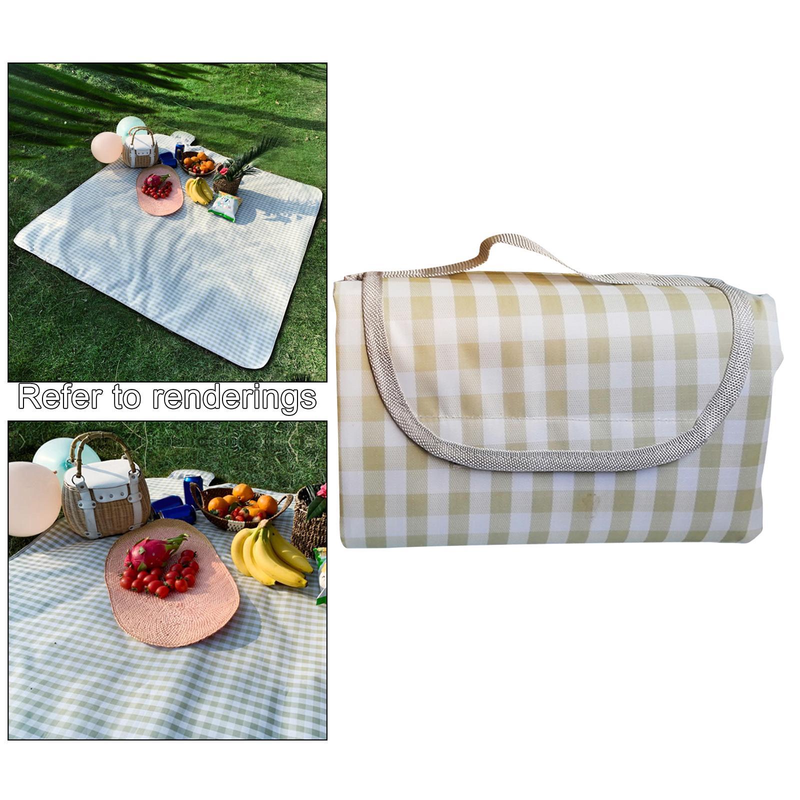 Outdoor & Picnic Blanket Extra Large Sand Proof and Waterproof Portable Beach Mat for Camping Hiking Festivals
