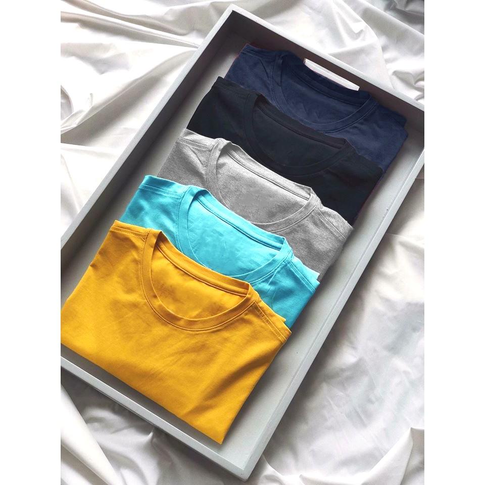 Áo thun trơn nam Simple MAN thời trang cao cấp vải cotton dày min mát