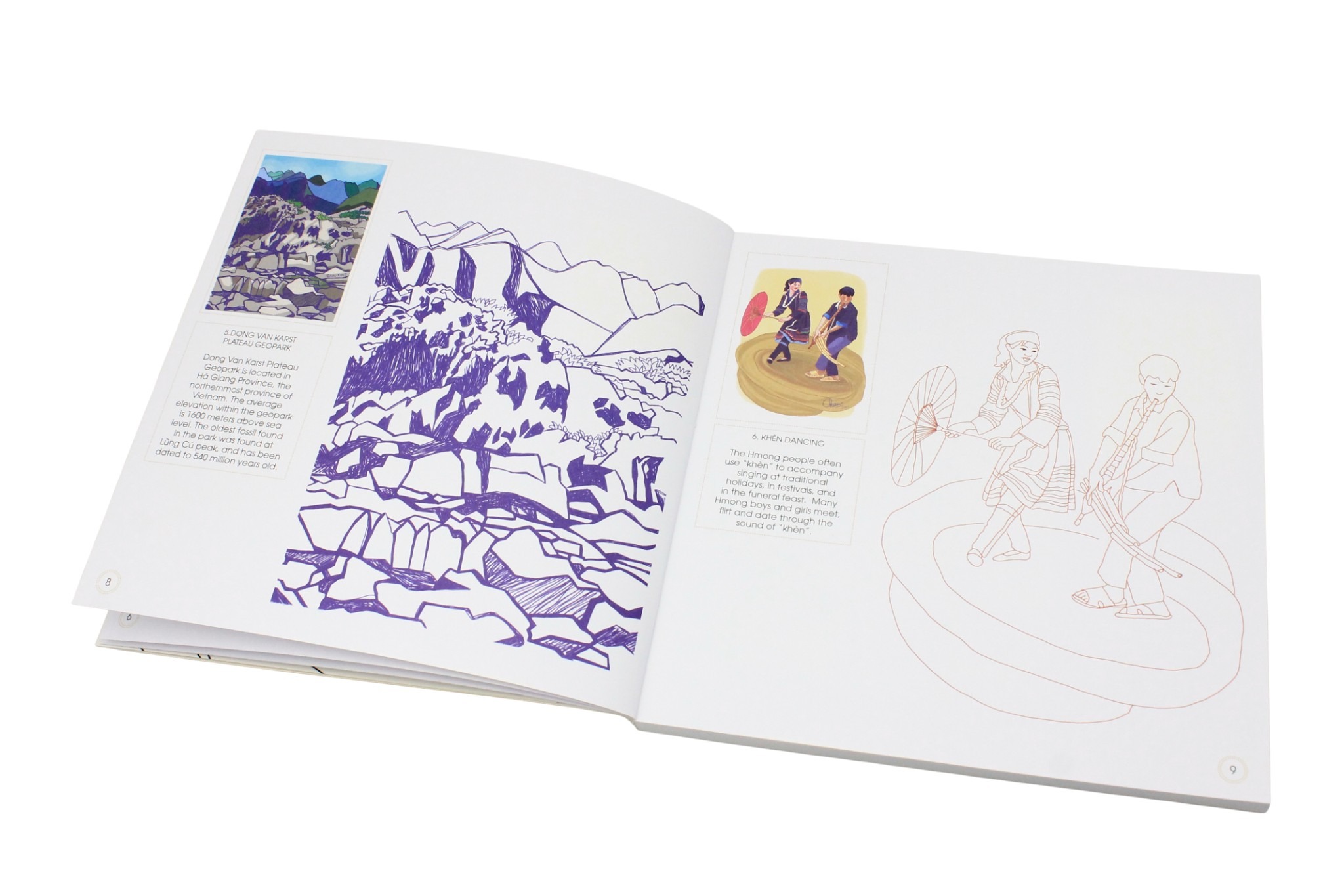 Wonderful Vietnam Coloring Book