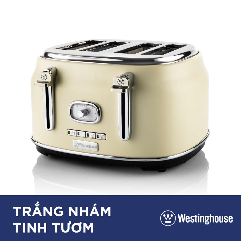 Máy Nướng Bánh Mì Sandwich 4 Lát Westinghouse WKTTB809, 4 Khe Nướng, 6 Chế Độ Nướng, Nhập Mỹ, BH 12 Tháng