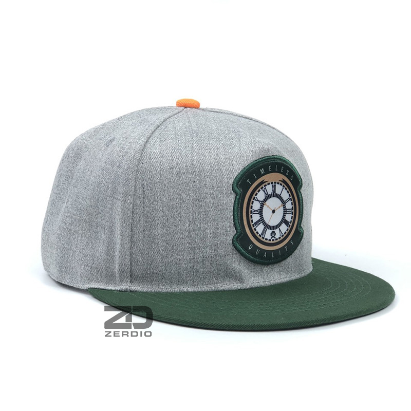 Mũ lưỡi trai nam nữ hiphop, nón snapback Quality màu xám phong cách cá tính