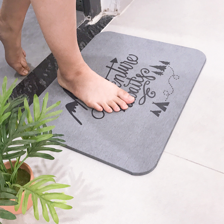 Thảm đá chùi chân siêu thấm- thảm dậm chân Foot mat- Carpet