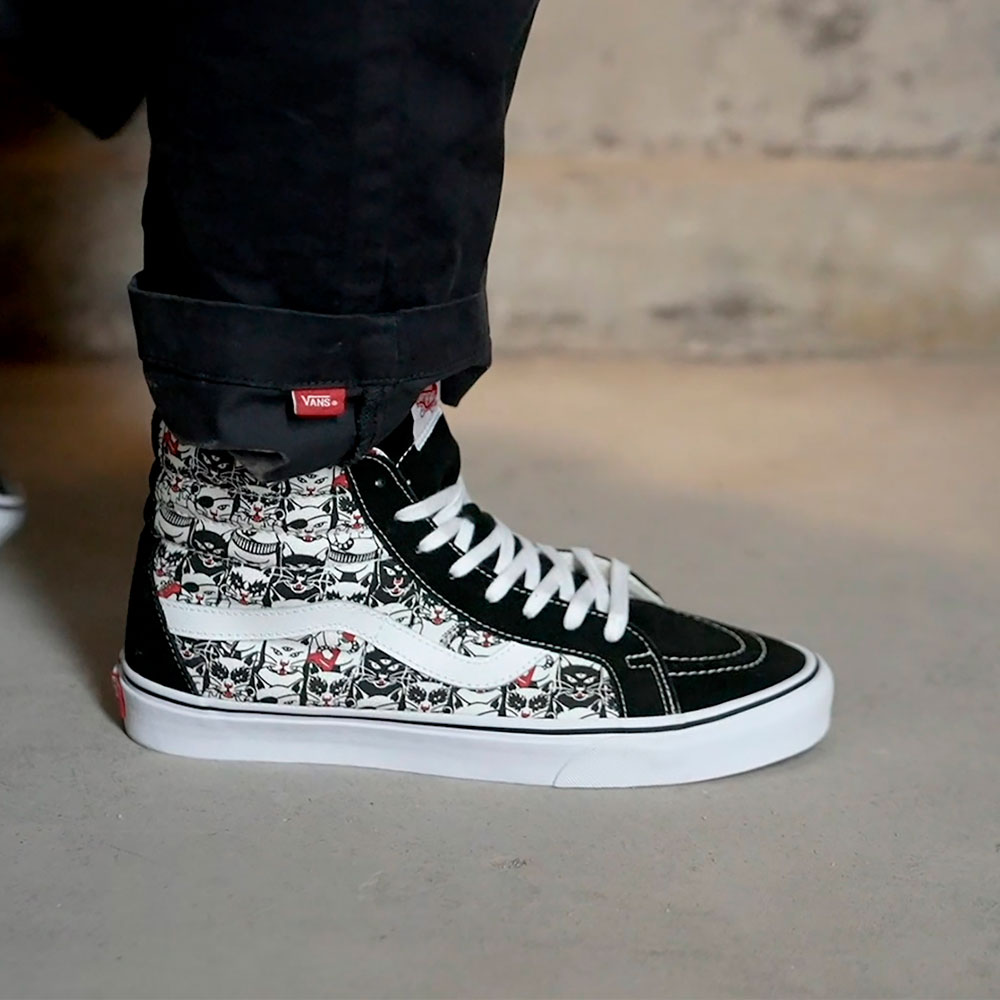 Giày Vans SK8-Hi Reissue Metal Cats - VN0A4BV8BCL