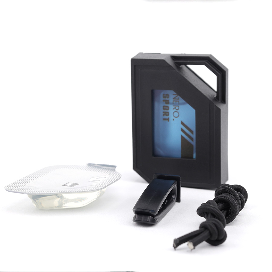 Nước Hoa Ô Tô 2in1 Treo Gương &amp; Ghim Máy Lạnh AIR-Q Nero Sport No360 Đánh Thức Cảm Xúc Trên Mọi Hành Trình - Nhập Khẩu Chính Hãng