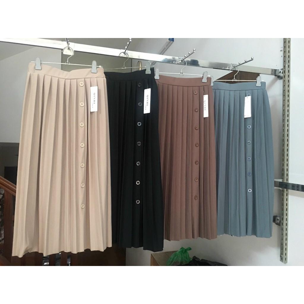 Chân váy dài - xếp ly