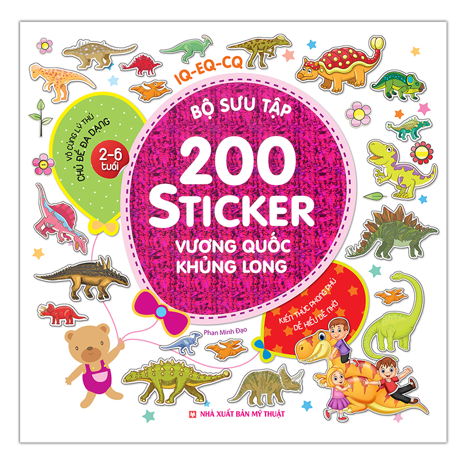 Bộ Sưu Tập 200 Sticker - Vương Quốc Khủng Long