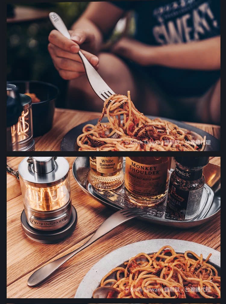 Nĩa bàn ăn Titanium Keith Ti5202 - dài 18cm