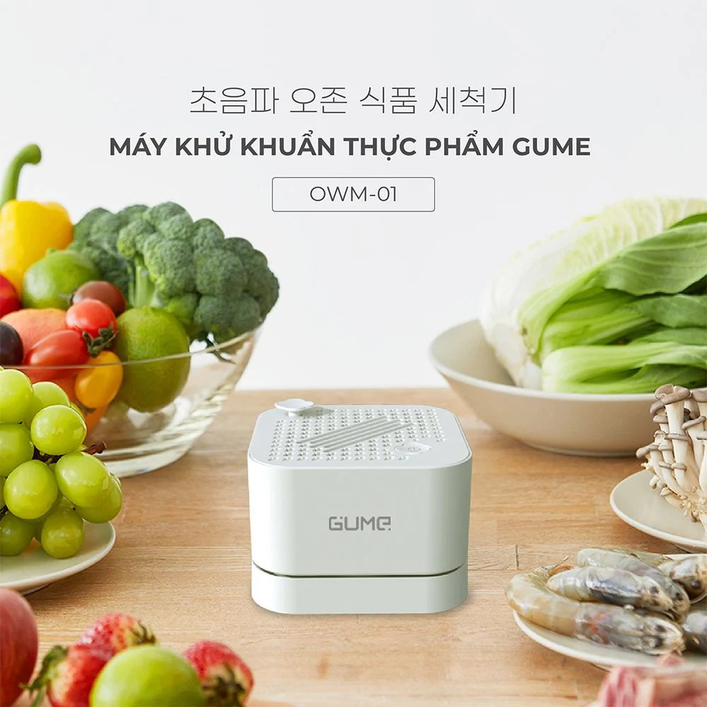 Máy Khử Khuẩn Thực Phẩm Gume OWM-01 Hàn Quốc Hàng chính hãng