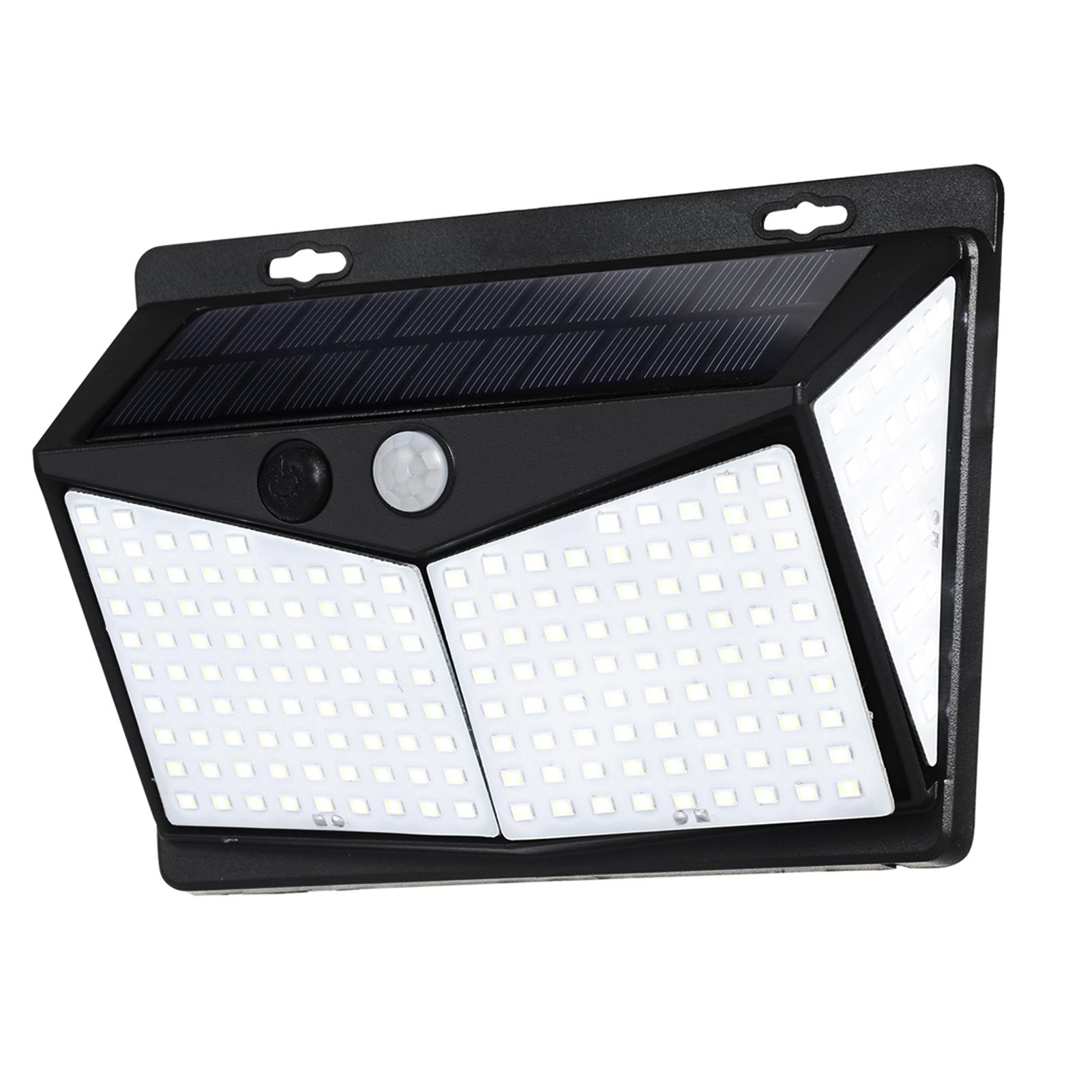 Đèn năng lượng mặt trời Đèn cảm biến chuyển động với 208 Leds độ chiếu sáng cao,3 chế độ sáng, Chống nước IP65