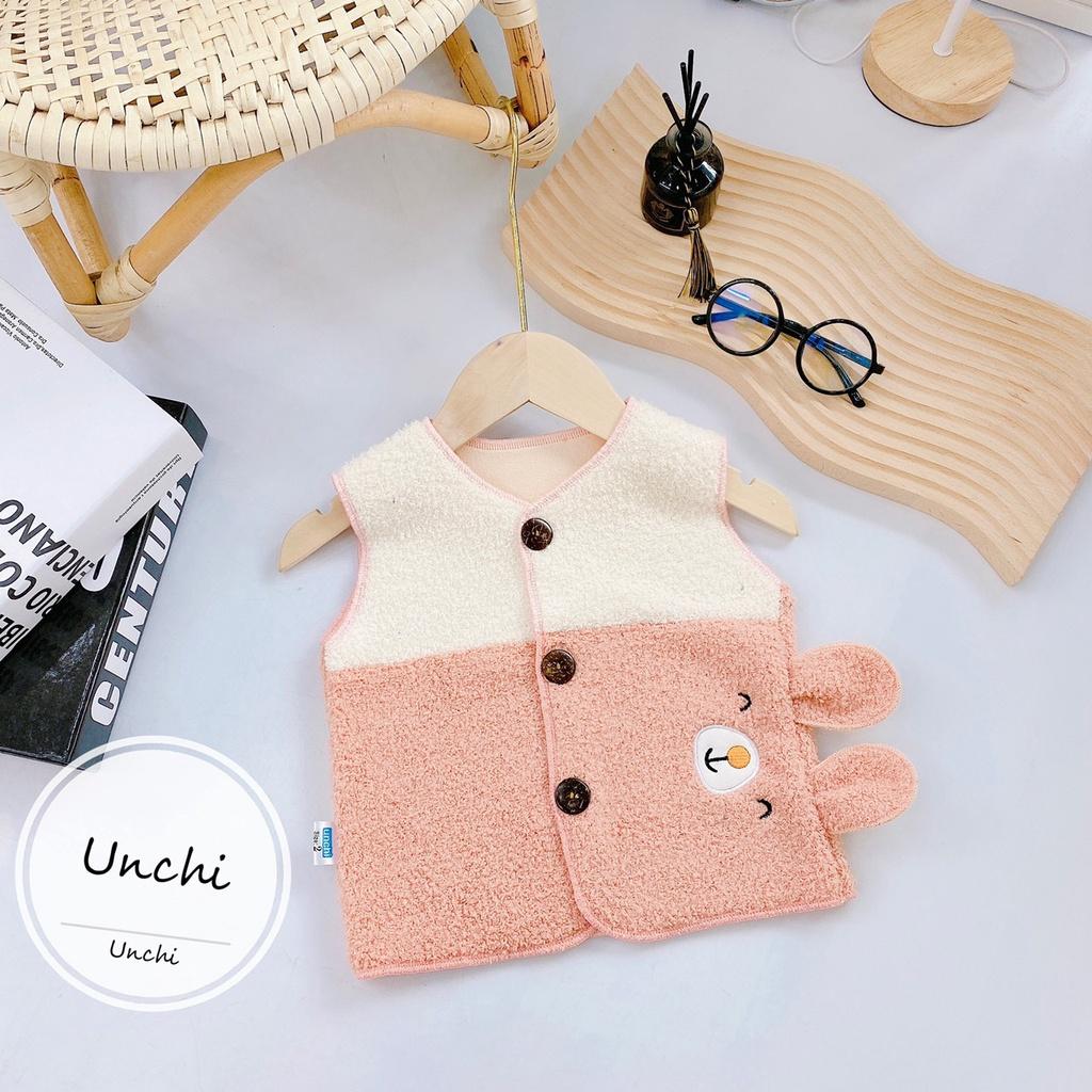 (MS53)Áo gile cho bé Unchi cao cấp ấm áp thời trang