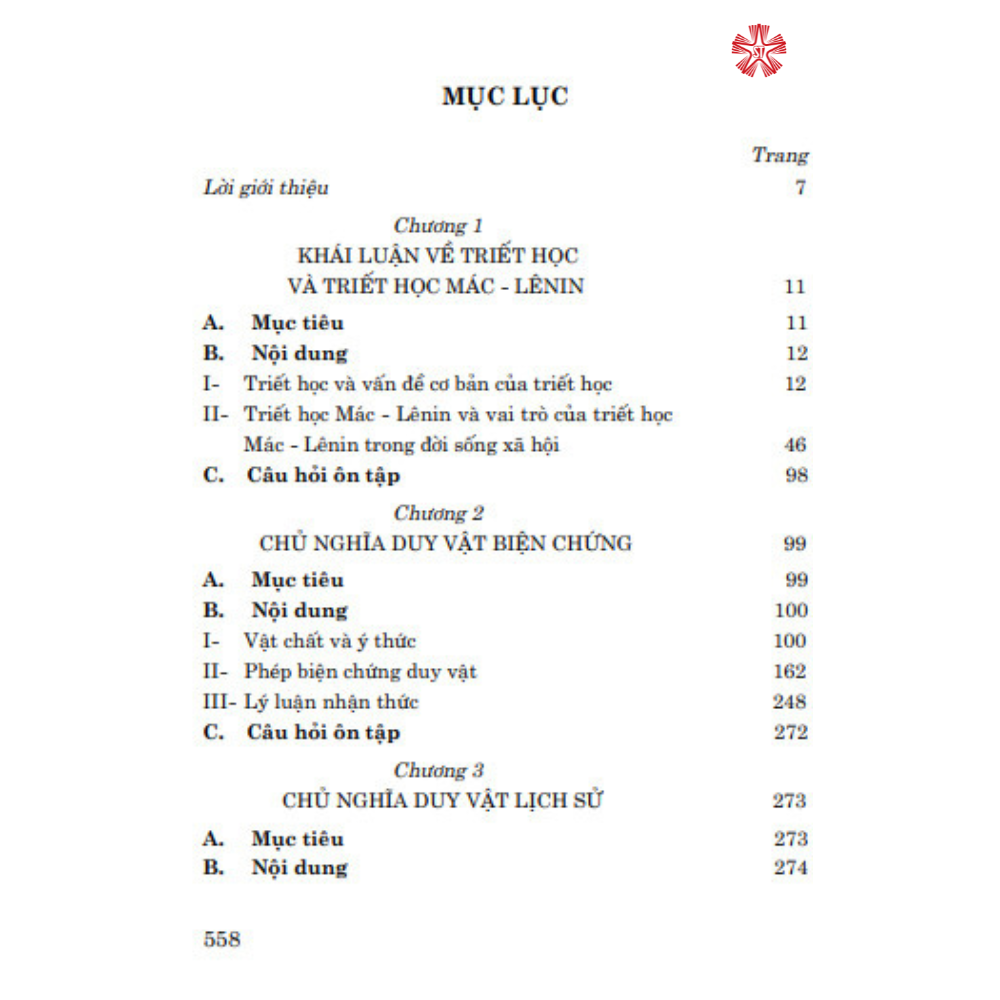 Giáo Trình Triết Học Mác - LêNin (Dành cho bậc đại học hệ chuyên lý luận chính trị)