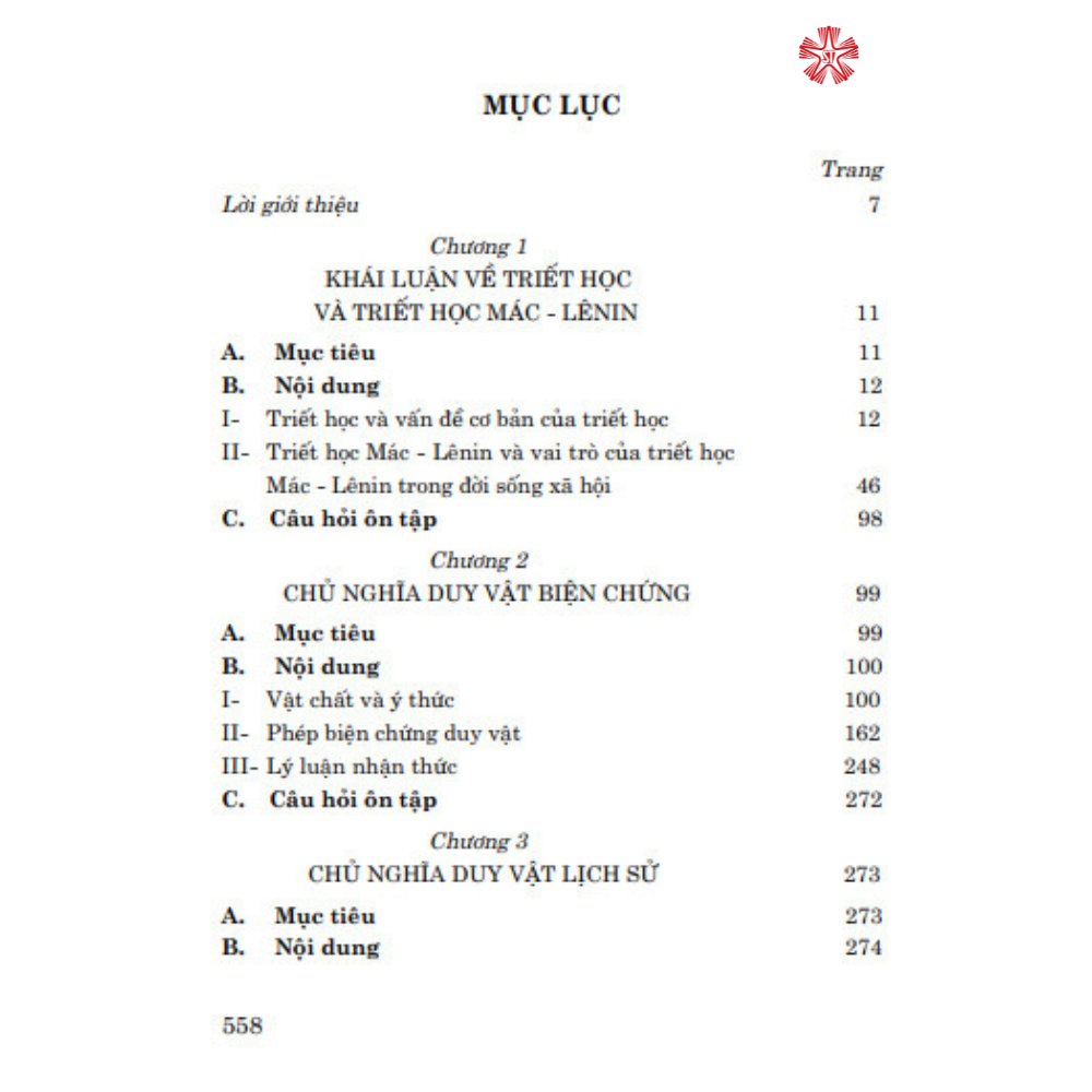 Giáo trình triết học Mác - LêNin