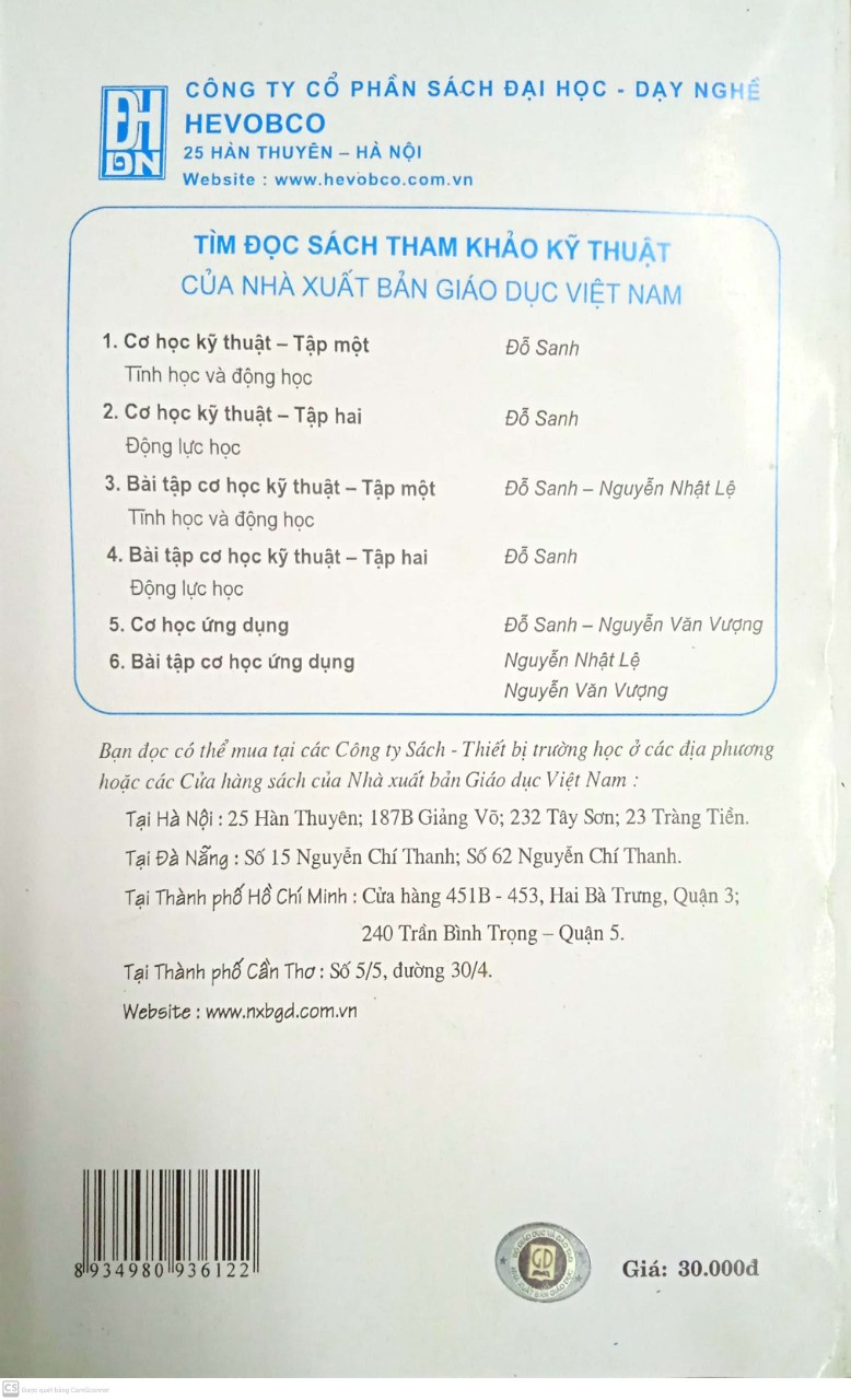 Cơ Học Kỹ Thuật Tập 1- Tĩnh Học Và Động Học