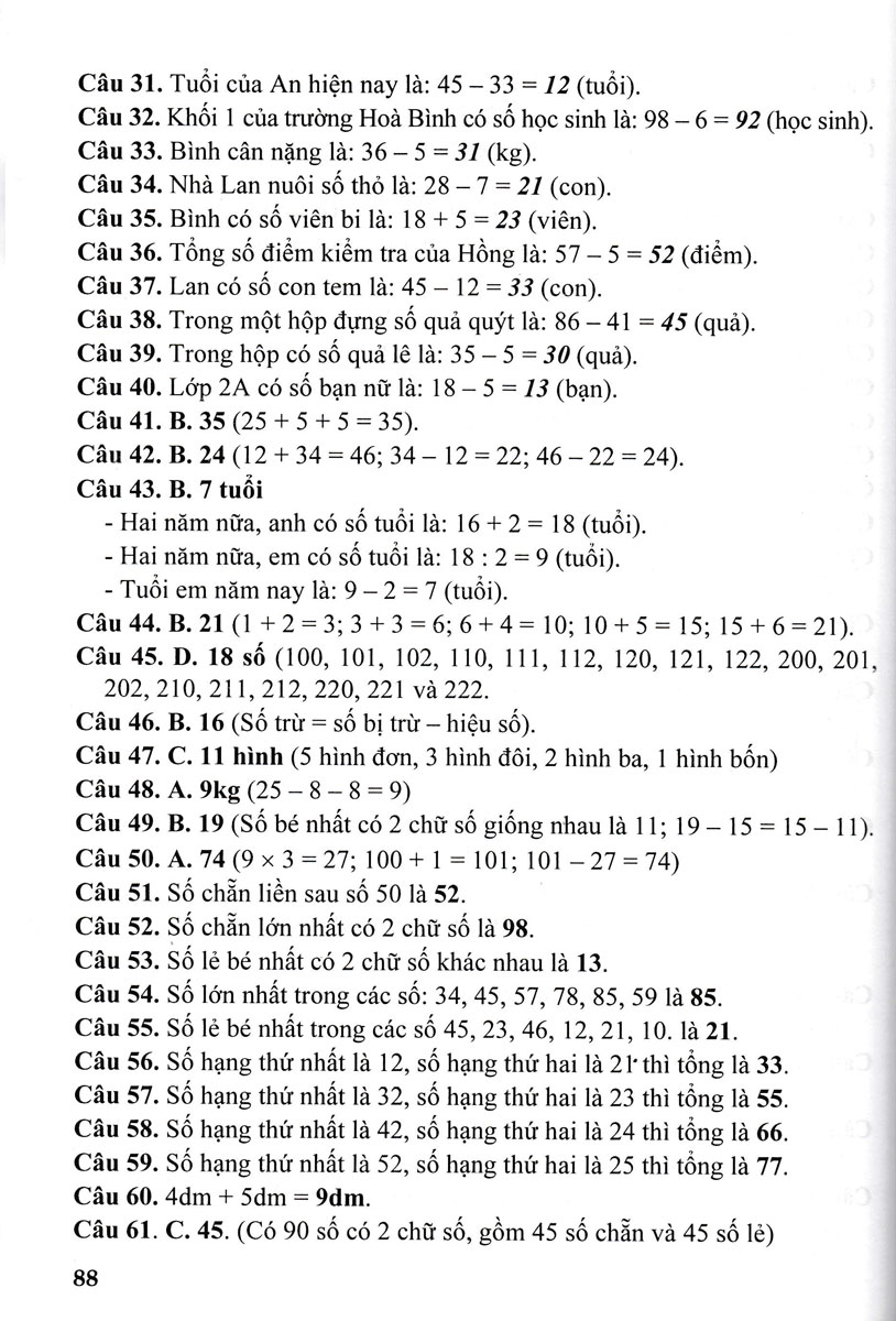 Hướng Dẫn Giải VIOLYMPIC Toán 2 (Biên Soạn Theo Chương Trình GDPT Mới) - HA