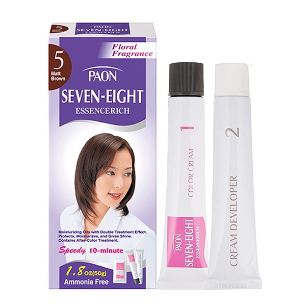 Nhuộm phủ bạc dưỡng chất Seven Eight ESSENCERICH Hair Color (50g + 50g) Nhật Bản