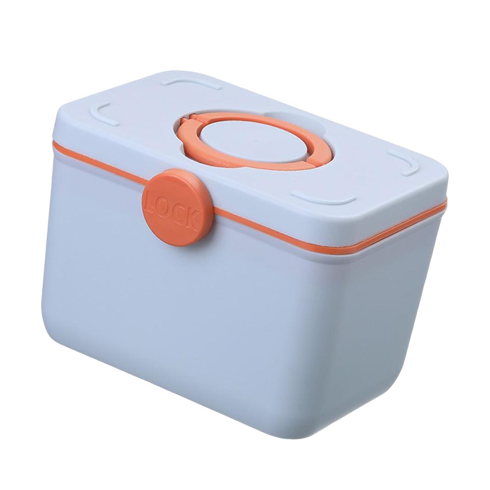 First Aid Kit Container Organizer Storage Box Container for Outdoor Office Car Camping