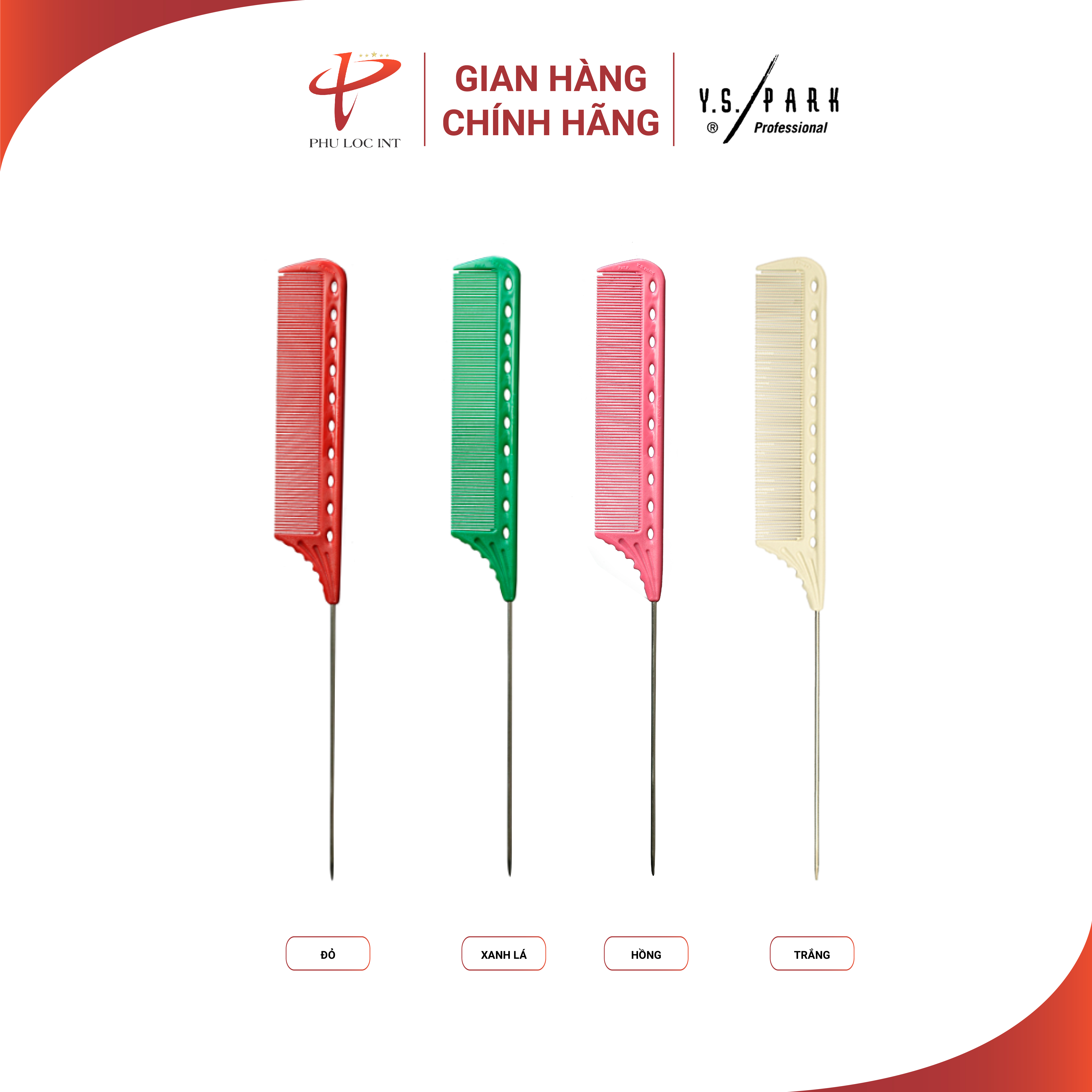 Lược chải hóa chất chuyên dụng chịu nhiệt YS PARK 112 - Hàng chính hãng
