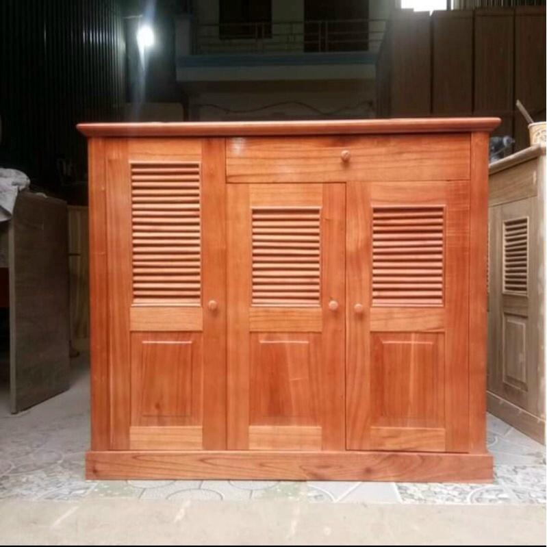Tủ giày gỗ xoan ta đủ loại 2 cánh , 3 cánh , 4 cánh ( có sẵn)