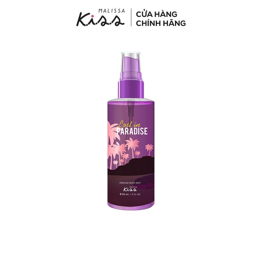 Xịt Thơm Toàn Thân Hương Nước Hoa Malissa Kiss - Hương Lost In Paradise 88ml