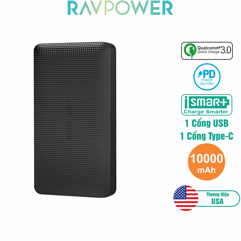 Sạc Dự Phòng RAVPower RP-PB094 10000mAh