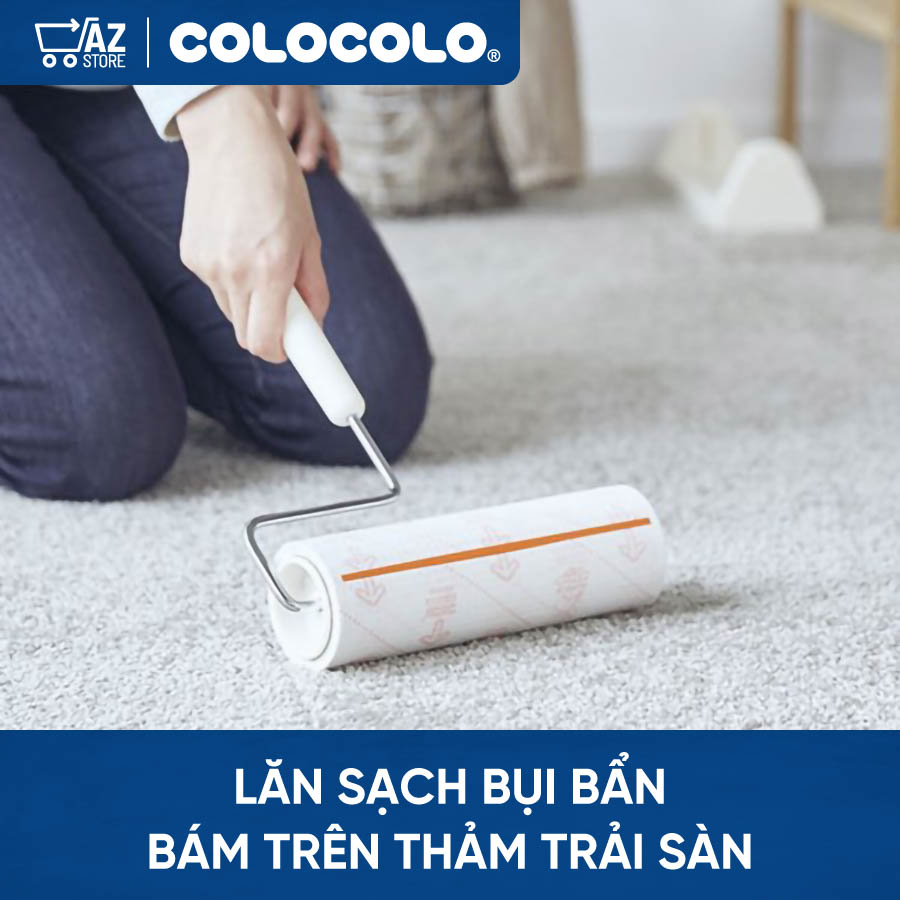 Lõi Cây Lăn Bụi Siêu Dính COLOCOLO - 2 cuộn - Lõi Rộng 160mm x 60 Lớp - Hàng Chính Hãng - C4311