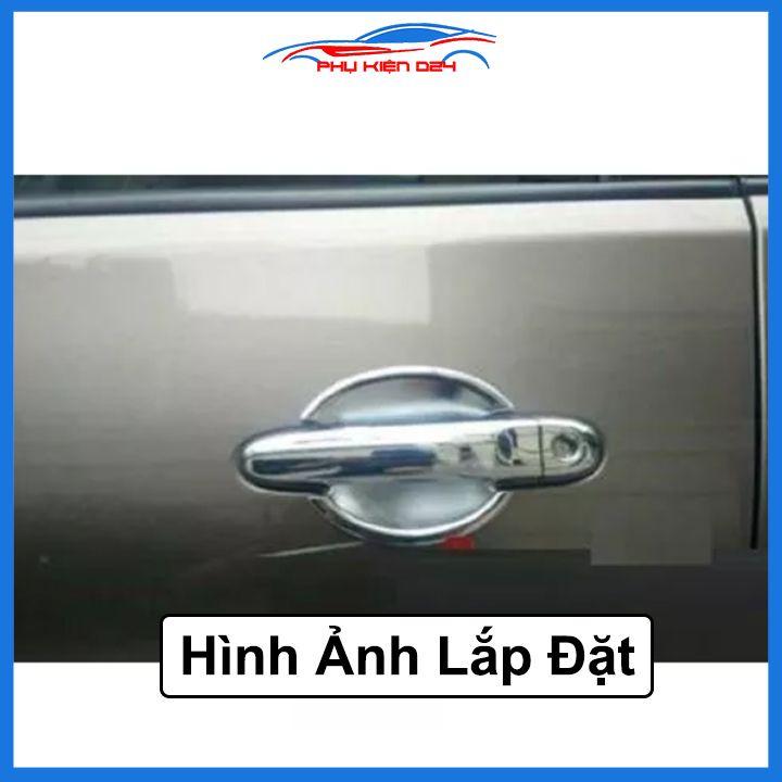 Ốp hõm mạ crom Sunny sáng bóng chống trầy bảo vệ cửa xe ô tô