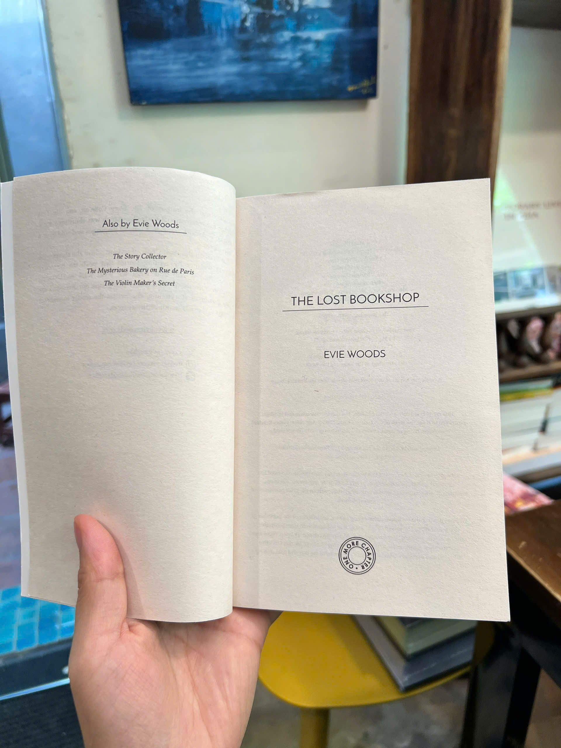 Sách - The Lost Bookshop by Evie Woods | Fantasy / Historical Fiction / Ngoại văn Nhập khẩu UK