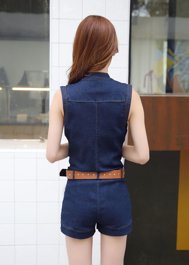 Set Jumpsuits Jeans Nữ S524 - Free Size