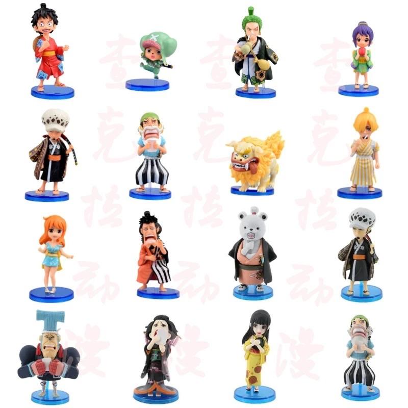 Mô hình chibi One Piece làm bằng tay WCF Wano,Cửu Hồng Bao Trang trí