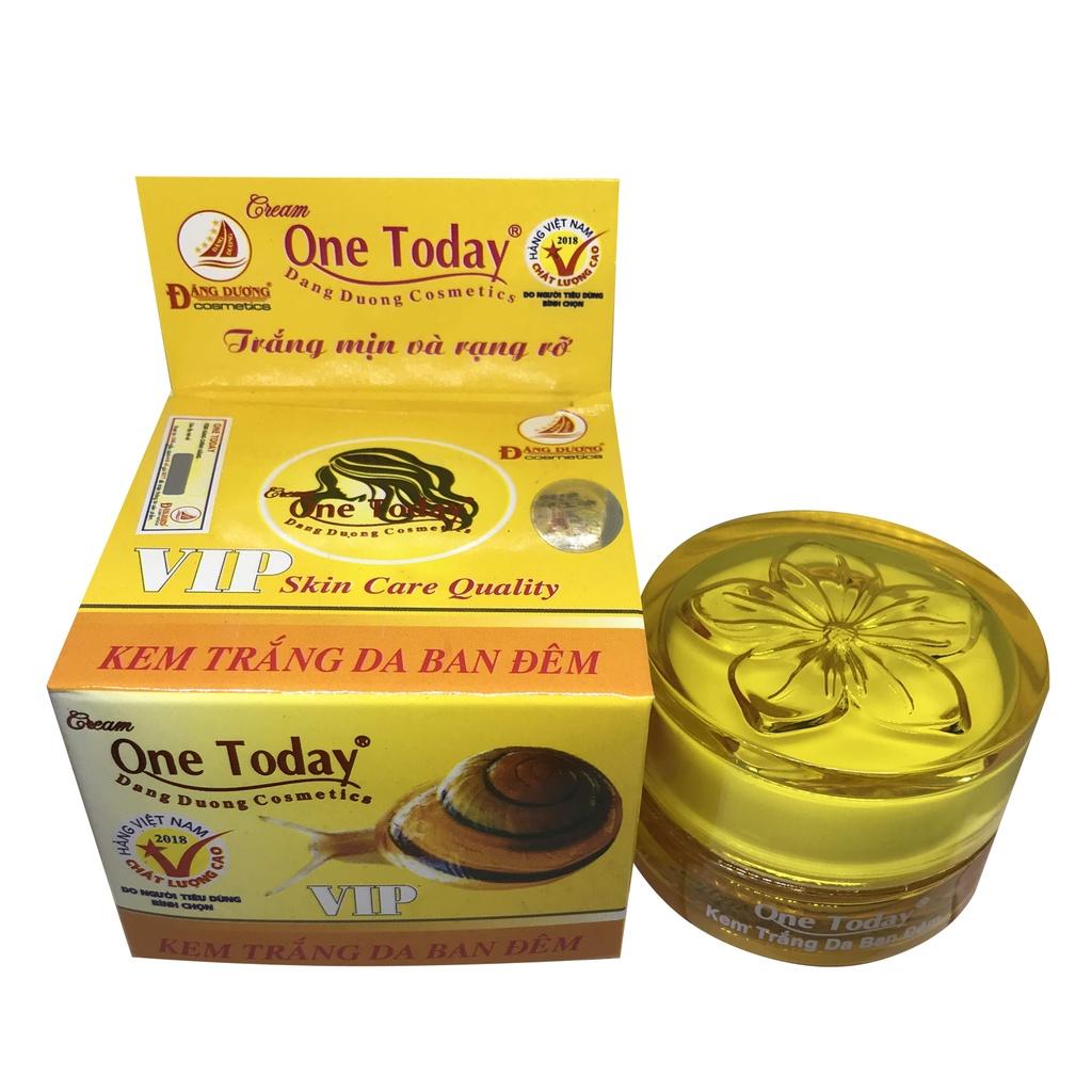 KEM TRẮNG DA BAN ĐÊM ONE TODAY 15G + TẶNG SỮA RỬA MẶT ONE TODAY