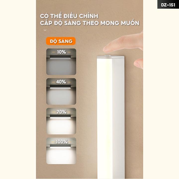 Đèn Led Gắn Tủ Áo Dán Từ Nam Châm Tiện Lợi Chức Năng Tắt Bật Thủ Công Đèn Sạc Không Dây DZ-151