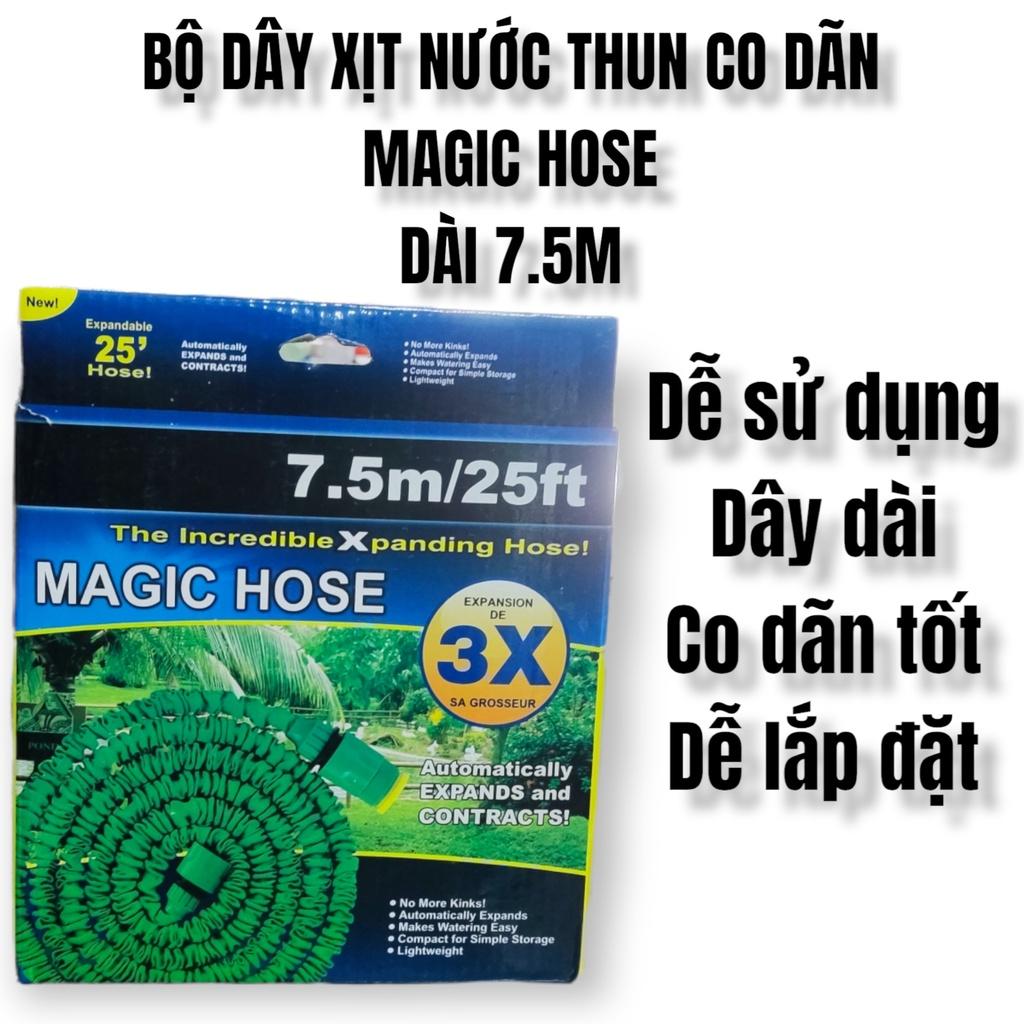 BỘ DÂY XỊT NƯỚC ĐA NĂNG CO DÃN MAGIC HOSE - 7,5M - GIAO MÀU NGẪU NHIÊN