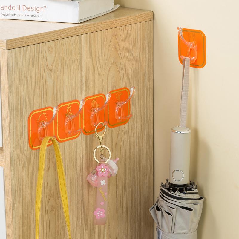 Bộ 6 móc dán tường keo Acrylic cao cấp mẫu mới