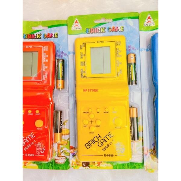 Bộ Máy Trò Chơi Game Điện Tử + Tặng Pin Nhiều Màu Cầm Tay Đồ Chơi Hàng Đẹp