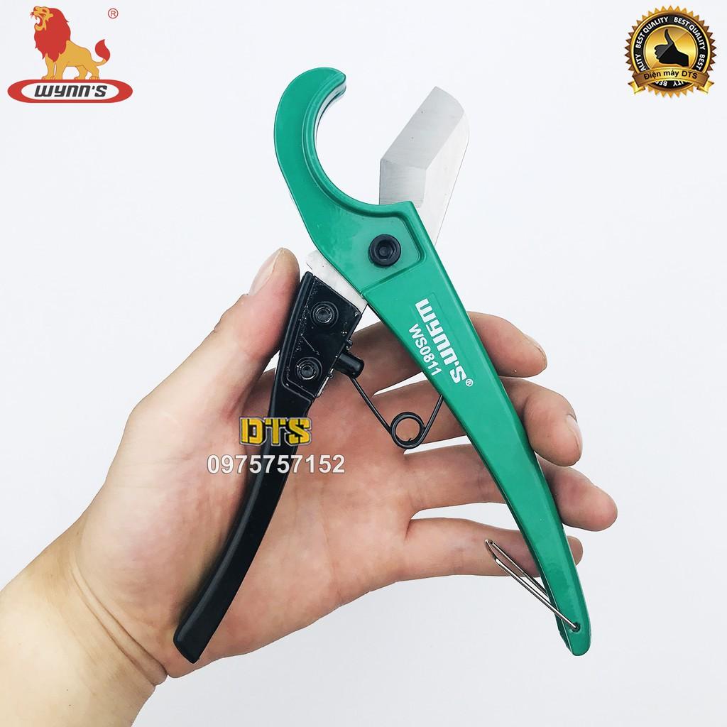 Kéo cắt ống nhựa PVC kiểu nhanh WYNN’S 210mm, dao cắt ống nước 0-36mm, cắt nhanh gen luồn dây điện ruột gà, được thợ đi
