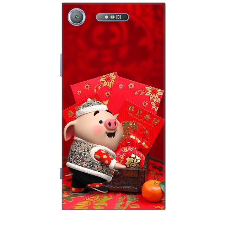 Ốp lưng dành cho điện thoại SONY XZ1 Heo Lì Xì