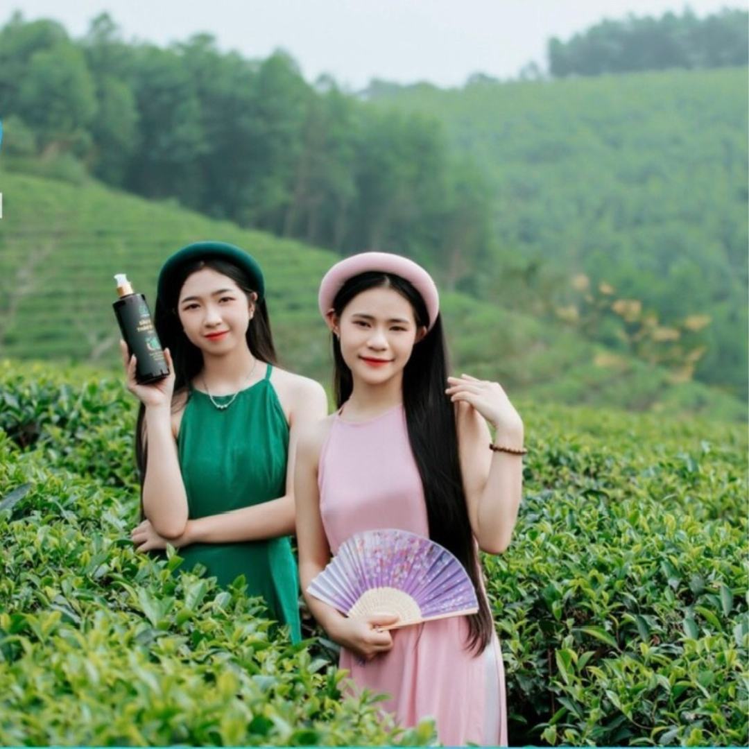 Sữa tắm trà xanh Come on chai 500ml, tặng túi thơm cà phê, sữa tắm trắng da toàn thân, sữa tắm trị mụn lưng, cấp ẩm cho da