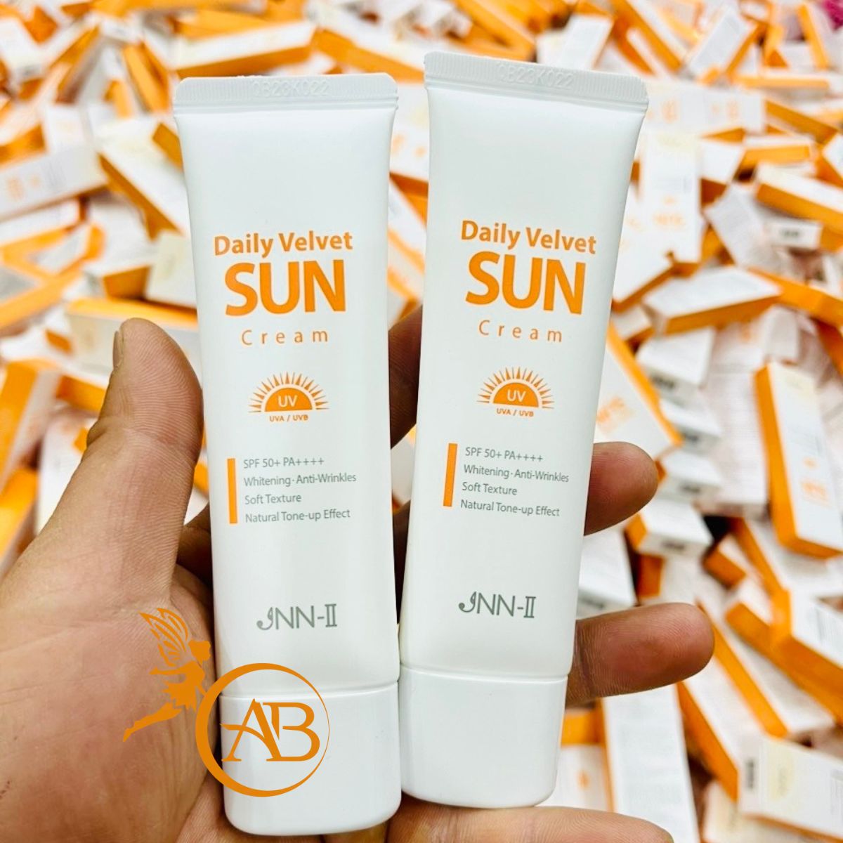 Kem Chống Nắng Centella JNN-II Daily Velvet Sun Cream 50ml - Nâng Tone - Kiềm Dầu - Chỉ Số SPF50+PA++++ - Bảo Vệ Da