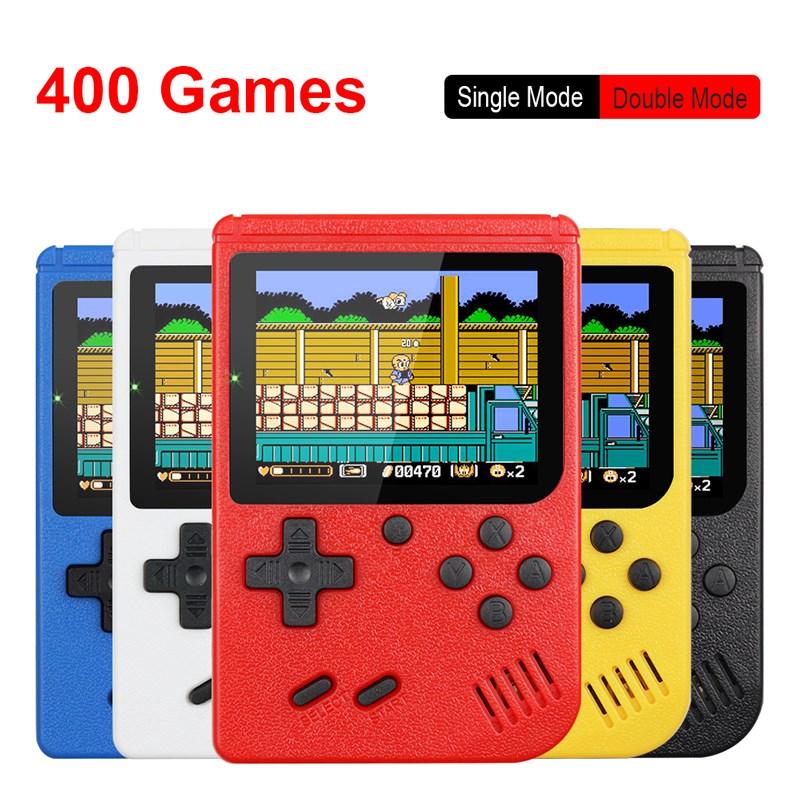 Máy điều khiển trò chơi video cầm tay mini cầm tay retro di động 8 bit 3,0 inch LCD Trò chơi màu trẻ em Người chơi tích hợp 400 Trò chơi Màu sắc: Màu đỏ