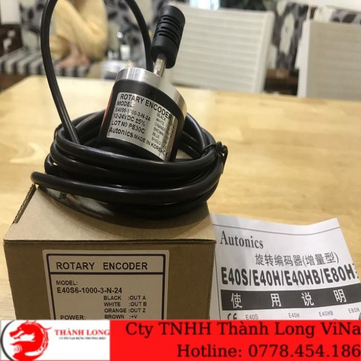 Bộ mã hóa vòng quay encoder E40S6-1000-3-N-24 .