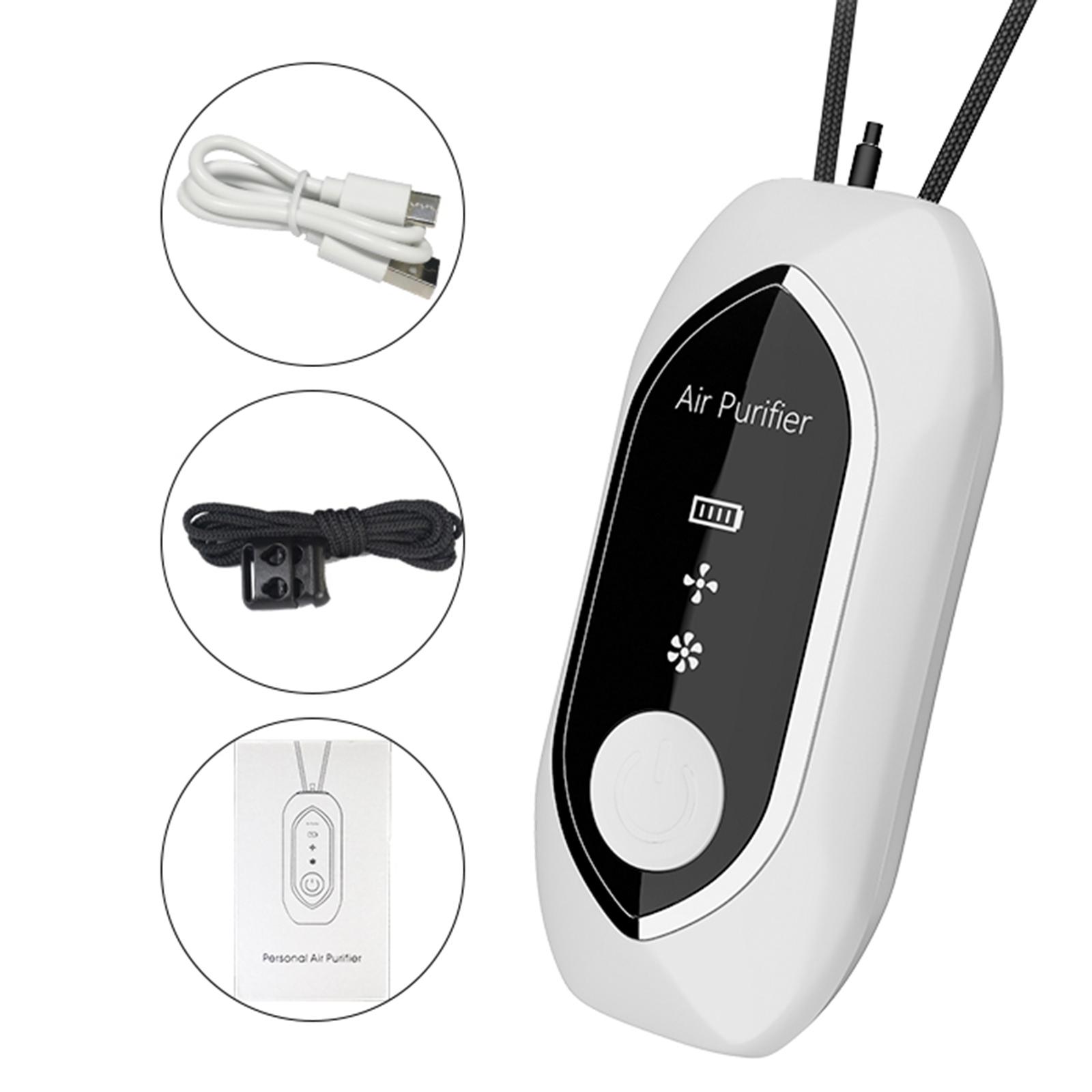 Wearable Air Purifier,Protable Personal Air Purifier Necklace, Travel Outdoor Negative Ion Generator, Remove Smoke Smell, Car/Pet Smell