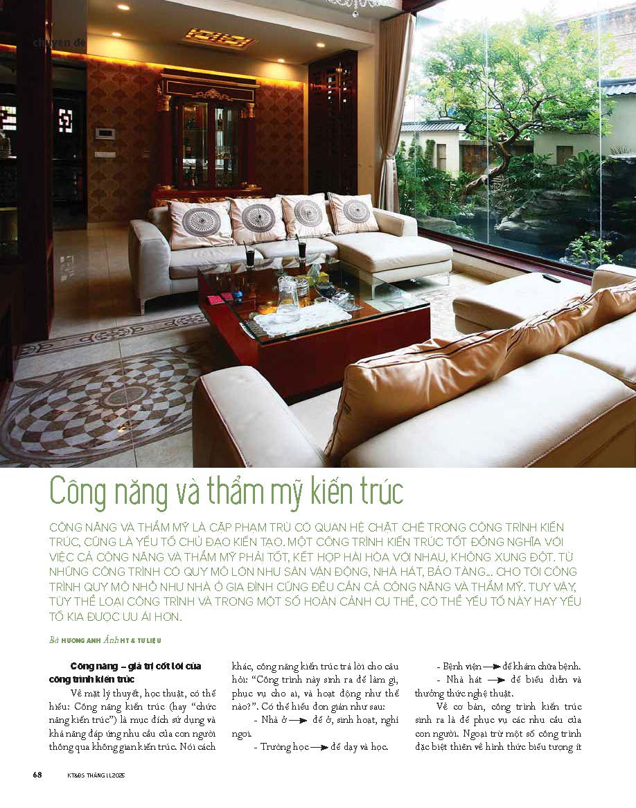 Tạp chí Kiến Trúc và Đời Sống số 233 (Tháng 11-2025) _ Công năng và Thẩm mỹ