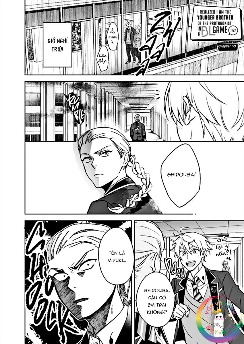 tôi nhận ra mình là em trai của nhân vật chính game bl chapter 10 1