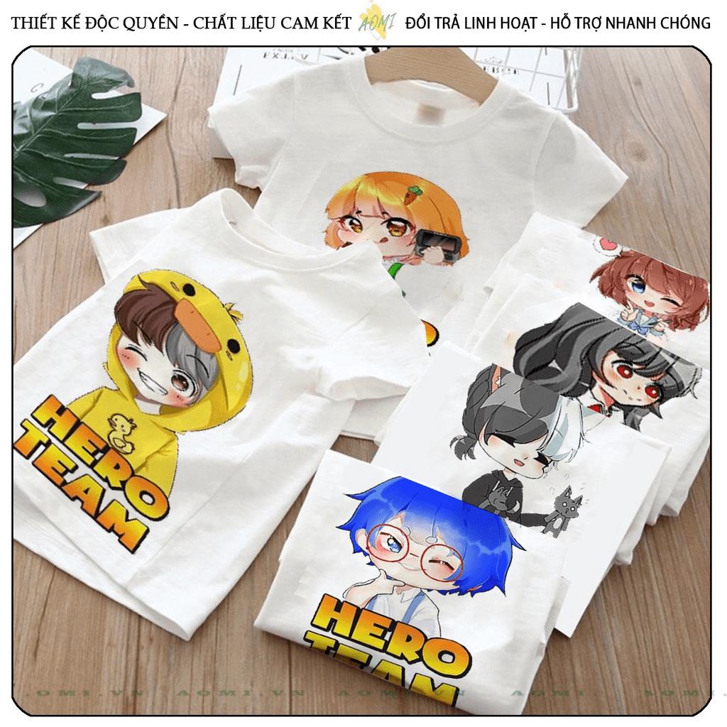 ÁO THUN UNISEX 7 đội viên heroteam simmy sammy kamui PHÔNG NAM NỮ GIA ĐÌNH CẶP ĐÔI CÓ SIZE TRẺ EM CHO BÉ TRAI GÁI 3158