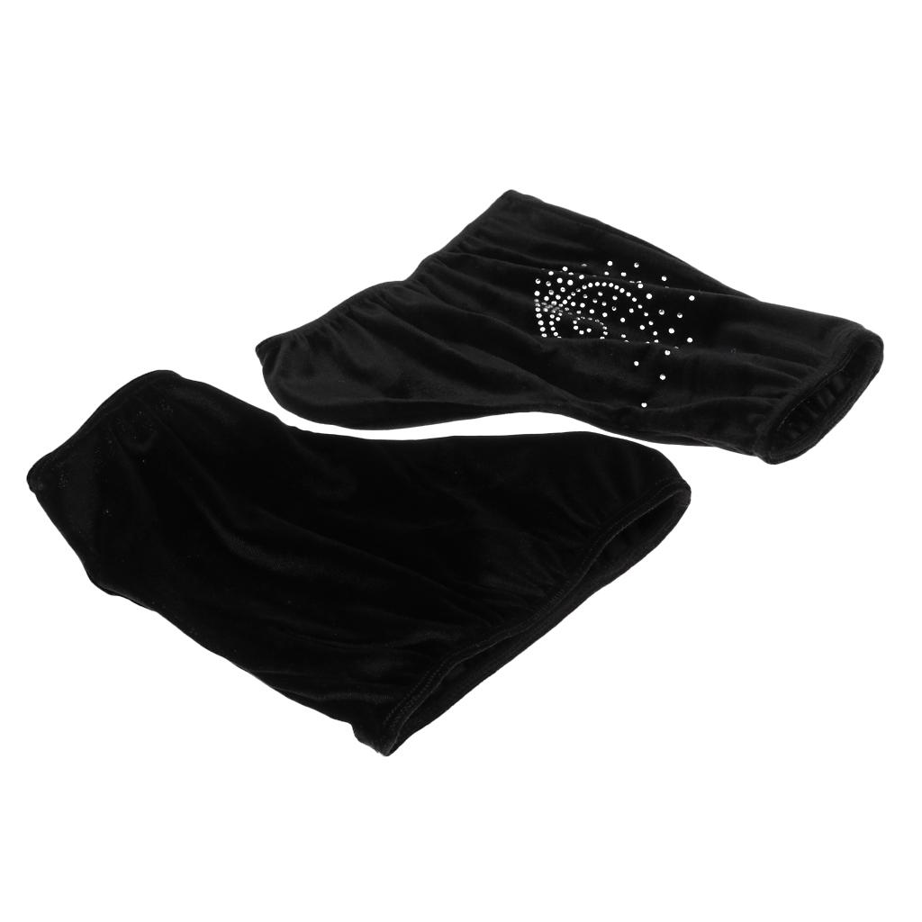 1 Pair Universal Soft Velvet Figure Ice Skating Boot Covers Protector Overshoes For Women Men
