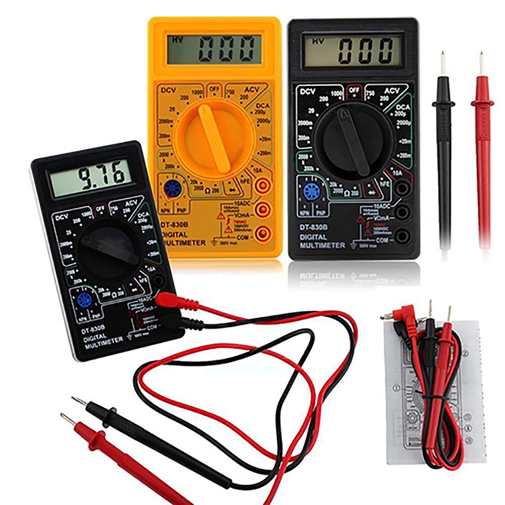 Đồng hồ đo điện vạn năng mẫu mới loại tốt Dt-830D độ chính xác cao