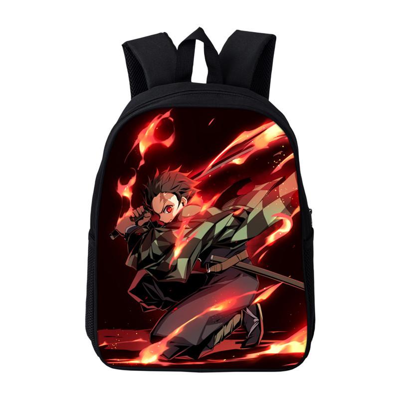 Anime Kamado Nezuko Ba Lô Cho Bé Demon Slayer Mẫu Giáo Túi Bookbags Trẻ Em Mini Trường Túi Trẻ Em Mầm Non Có Túi